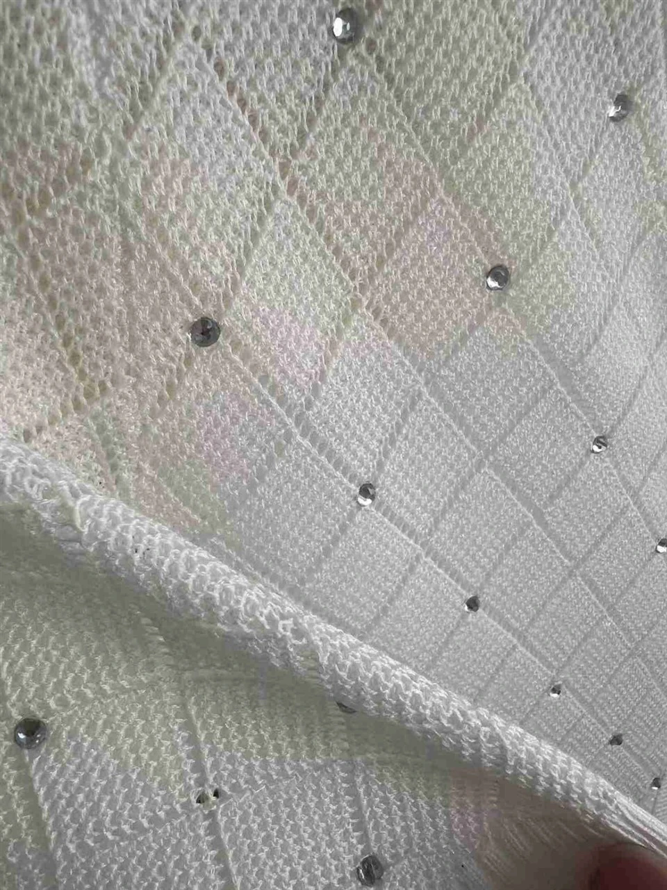 Pressed Diamond Knit Cardigan