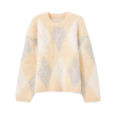 Ladies Designer Rainbow Kab Knit chanday