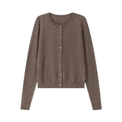 Dam Designer V-kou manch long pandye kolore jakèt