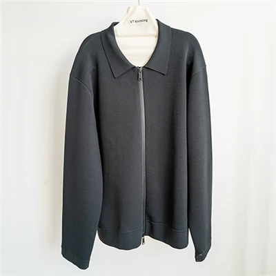 Mens jakèt cardigan epè