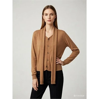 Debaz Cashmere Melanj Knit Tops Fi yo