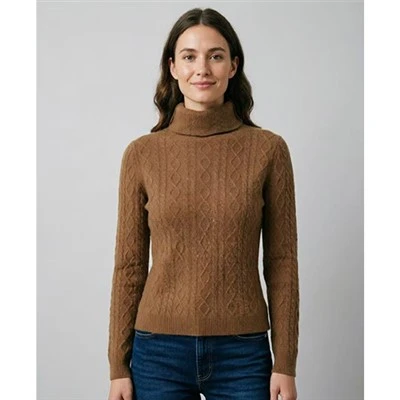 Chanday Turtleneck pou fanm