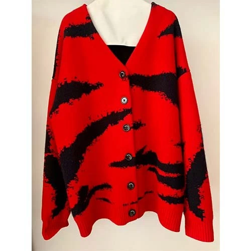 Wool Red Sweater factory